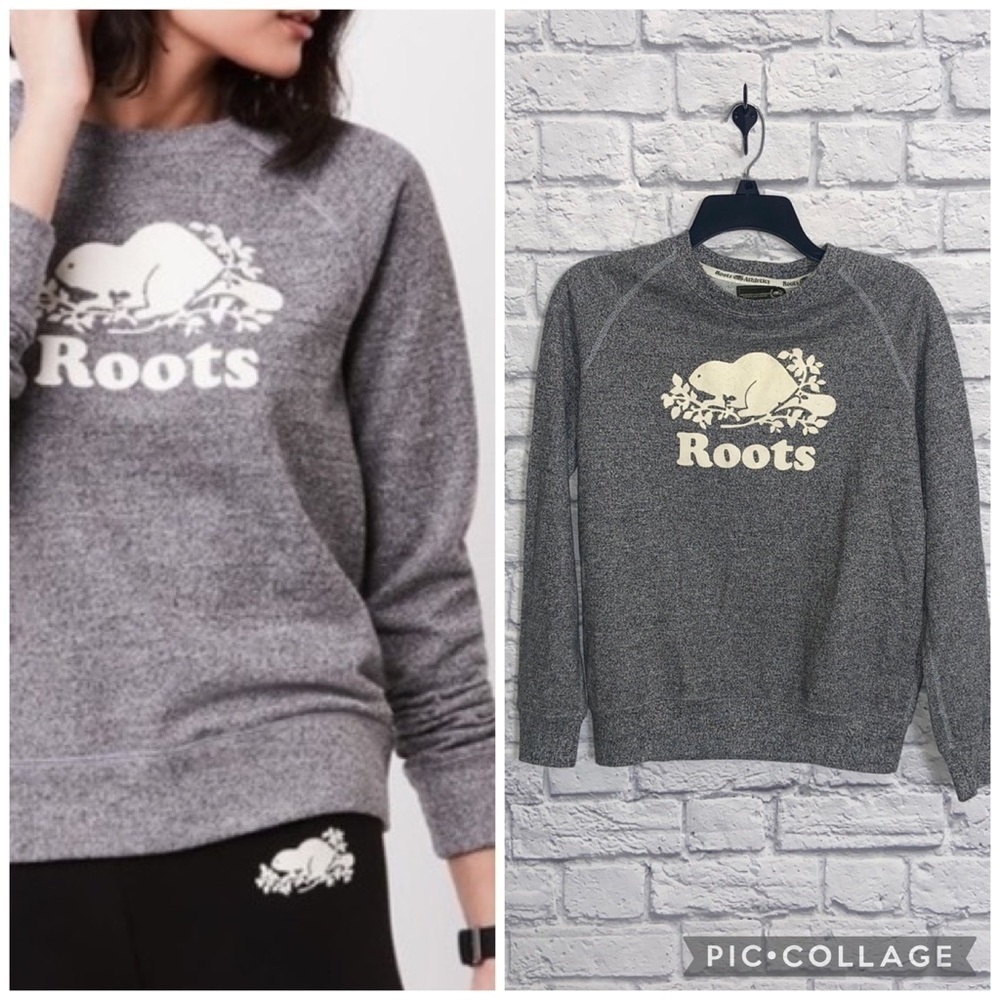 Roots XS Classic Cooper Beaver Sweatshirt